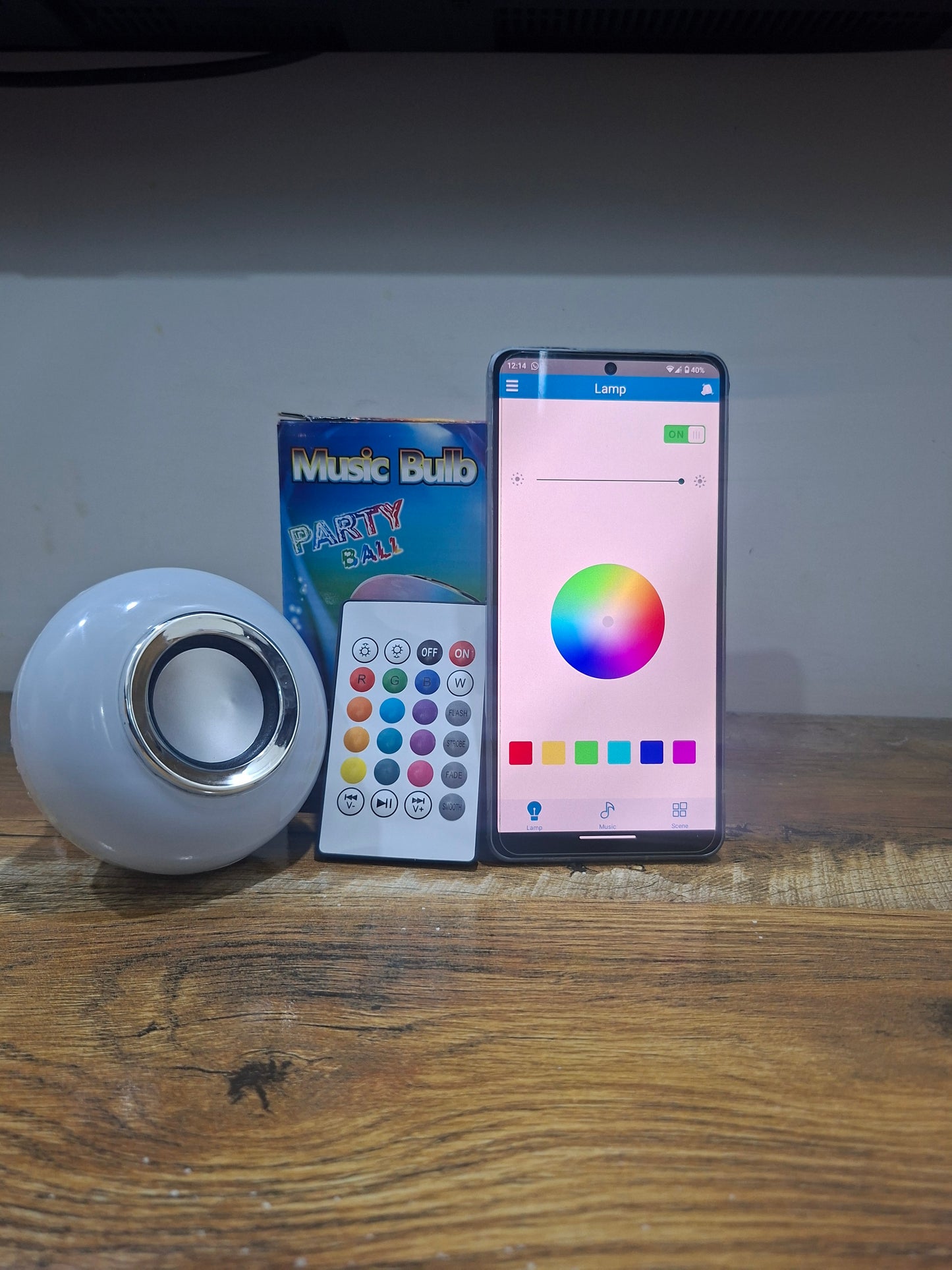 LED MUSIC LIGHT BULB WITH APP CONTROL