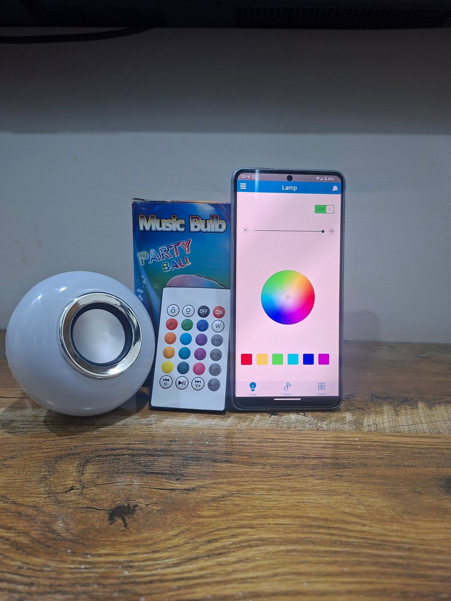 LED MUSIC LIGHT BULB WITH APP CONTROL