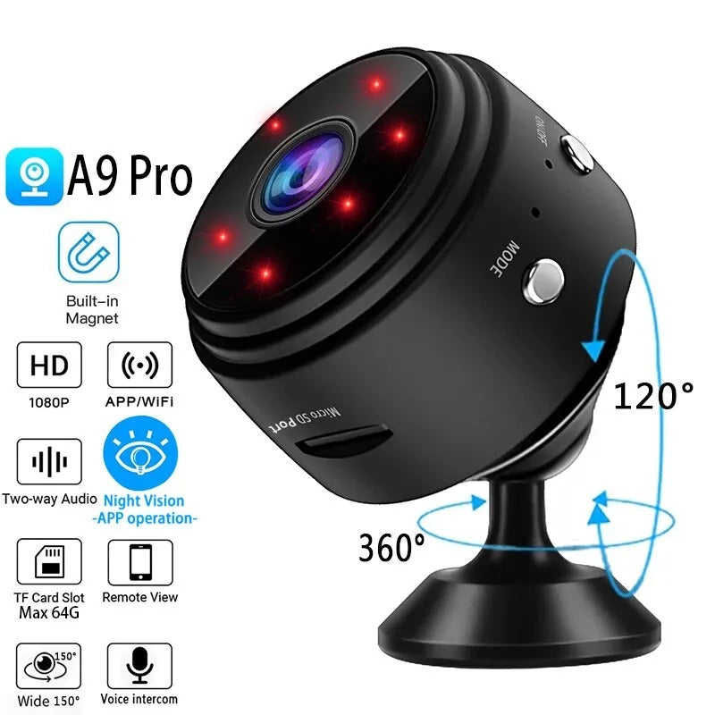 A9 Mini WiFi Camera with Night Vision