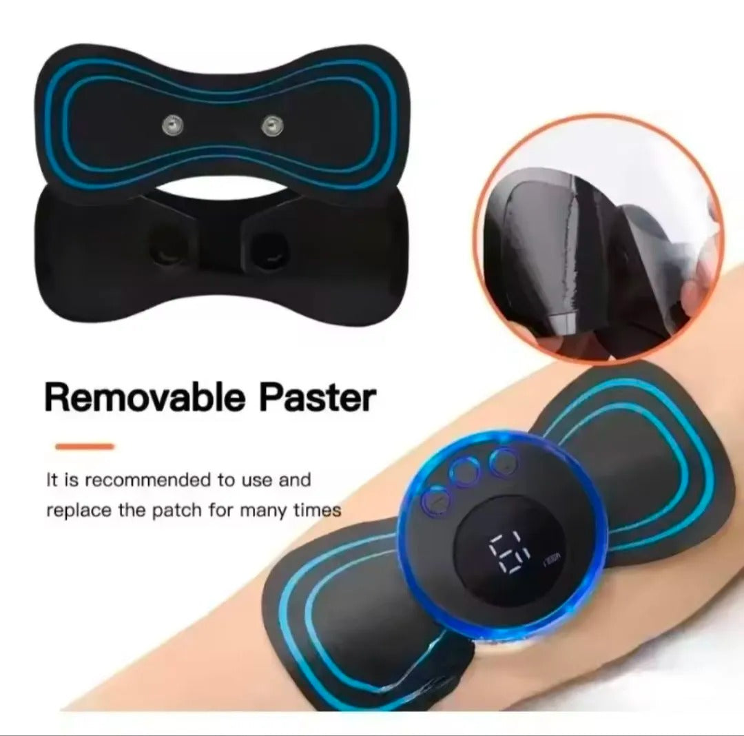 Portable EMS Mini Electric Neck Back Body Massager